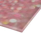 Rose Gold Glitzer Cutting Board Schneidebrett (Ecke)