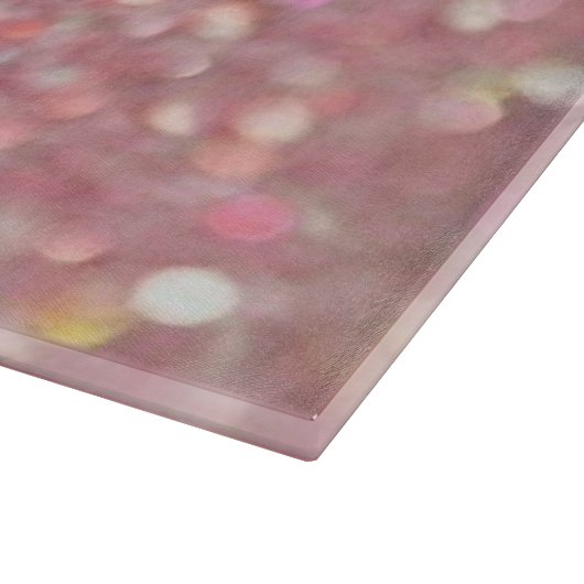 Rose Gold Glitzer Cutting Board Schneidebrett (Ecke)
