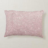 Rose Gold Glitzer Dekokissen (Rückseite)