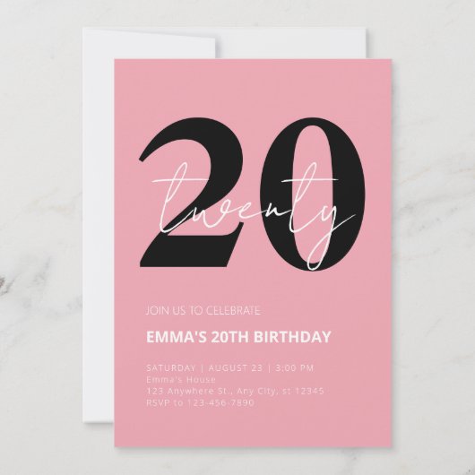 Rose Gold Glitzer Diamantbogen Geburtstag Einladung (Rückseite)