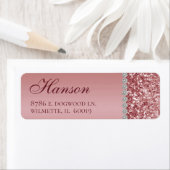 Rose Gold Glitzer Diamond Geburtstag (Insitu)