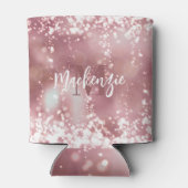 Rose Gold Glitzer Dosenkühler (Rückseite)