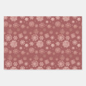 Rose Gold Glitzer Elegantes Weihnachtsgeschenk Geschenkpapier Set (Vorderseite 2)