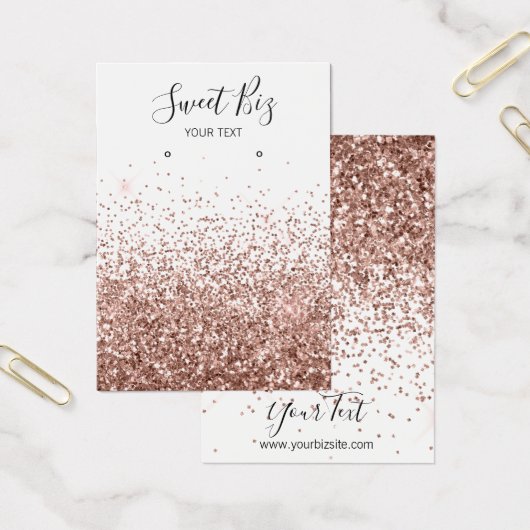 Rose Gold Glitzer Erring Juweliergeschäft (Büro)