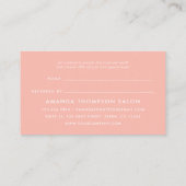 Rose Gold Glitzer Eye Referendum Empfehlungskarte (Rückseite)