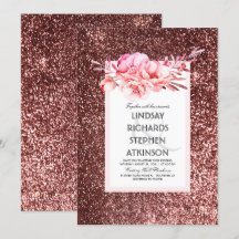 Rose Gold Glitzer Fantastische Weihnachtsfeier