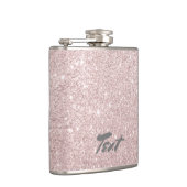 Rose Gold Glitzer Flachmann (Rechts)