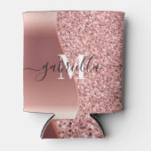 Rose Gold Glitzer Foil Dosenkühler (Vorderseite)