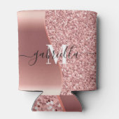 Rose Gold Glitzer Foil Dosenkühler (Rückseite)
