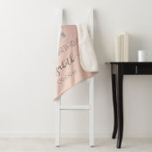 Rose Gold Glitzer Foto Sherpadecke (Beispiel)