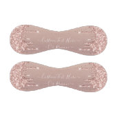 Rose Gold Glitzer Funkelnd benutzerdefinierte Text Baseball (Paneele)