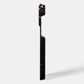 Rose Gold Glitzer Funkelnd Elegantes Glamour Scrip iPhone Hülle (Linke Seite)