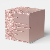 Rose Gold Glitzer Funkelnd Geschenkboxen Benutzerd Geschenkschachtel (Rückseite)