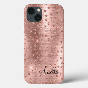 Rose Gold Glitzer Funkelnd Glam Case-Mate iPhone Hülle