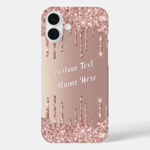 Rose Gold Glitzer Funkelnd iPhone Case - benutzerd