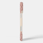 Rose Gold Glitzer Funkelnd iPhone Case - benutzerd (Rückseite / Rechts)