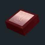 Rose Gold Glitzer Geschenkboxen für benutzerdefini<br><div class="desc">Geschenkboxen mit Monogram Name Text Rose Gold Blush Glitzer Sparkle Personalisiert Anniversary - Party oder Hochzeitsgeschenke / Supplies - Add Your Letter / Name - Text oder Entfernen - Make Your Special Geschenkboxen - Umgrösse und verschieben oder entfernen und hinzufügen / Elemente mit Anpassungstool. Design von MIGNED. Bitte schauen Sie...</div>