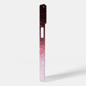 Rose Gold Glitzer Gradient Case-Mate iPhone Hülle (Rückseite / Rechts)