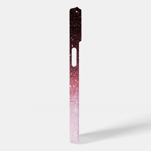 Rose Gold Glitzer Gradient Case-Mate iPhone Hülle (Rückseite / Rechts)