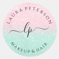 Rose gold Glitzer handgeschriebene Skriptkalligraf