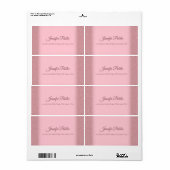 Rose Gold Glitzer Handgeschriebenes Skript Luxus (Vorne)