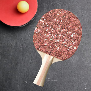 Rose Gold Glitzer Hübsch Sparkone Tischtennis Schläger