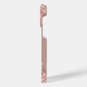 Rose Gold Glitzer - iPhone-Fall mit benutzerdefini iPhone Hülle (Linke Seite)