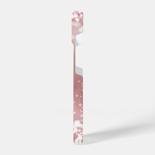 Rose Gold Glitzer iPhone Hülle (Linke Seite)