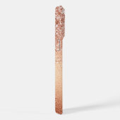 Rose Gold Glitzer iPhone Hülle (Rechte Seite)
