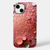 Rose Gold Glitzer iPhone/iPad Mate Tough Case (Rückseite)