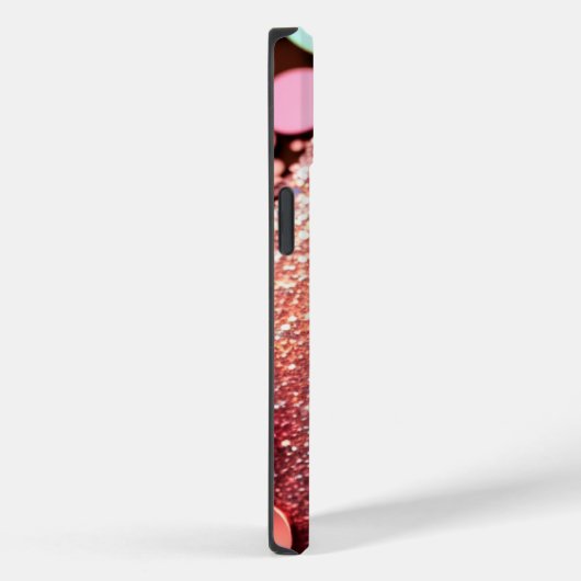 Rose Gold Glitzer iPhone/iPad Mate Tough Case (Rückseite / Rechts)
