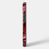 Rose Gold Glitzer iPhone/iPad Mate Tough Case (Rückseite / Links)