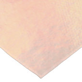 Rose Gold Glitzer Iridescent Holographic Gradient Tischdecke (Schrägansicht)
