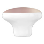 Rose Gold Glitzer Keramik Knoblauch mit benutzerde Keramikknauf (Seitenansicht)