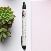 Rose Gold Glitzer Lashes Salon Business Werbeaktio Kugelschreiber