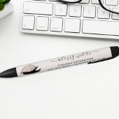 Rose Gold Glitzer Lashes Salon Business Werbeaktio Kugelschreiber