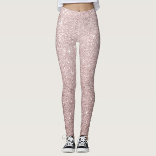 Rose Gold Glitzer Leggings