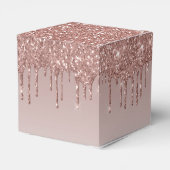 Rose Gold Glitzer Liquid Tropfen Geschenkschachtel (Rückseite)