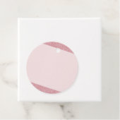 Rose Gold Glitzer Look Blank Template Elegant Geschenkanhänger (Beispiel)