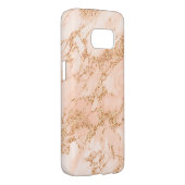 Rose Gold Glitzer Marmor abstrakt Case-Mate Samsung Galaxy Hülle (Rückseite/rechts)