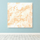 Rose Gold Glitzer Marmor abstrakt Leinwanddruck (Insitu (Holzboden))