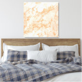 Rose Gold Glitzer Marmor abstrakt Leinwanddruck (Insitu (Schlafzimmer))