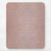 Rose Gold Glitzer Metallic Hübsch Girly Funkelnd Mousepad (Vorne)