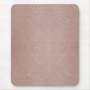 Rose Gold Glitzer Metallic Hübsch Girly Funkelnd Mousepad