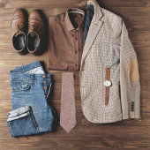 Rose Gold Glitzer Metallic Print Wedding Trauzeuge Krawatte