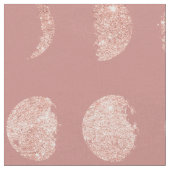 Rose Gold Glitzer Moon Phases von der Yard Stoff (Nahaufnahme)