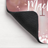 Rose Gold Glitzer Mousepad (Ecke)