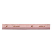 Rose Gold Glitzer Multifunktionsleisten Individuel Satinband (Vorderseite)
