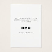 Rose Gold Glitzer Necklace Juwelier Display Card (Rückseite)