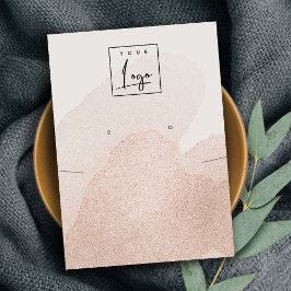 Rose Gold Glitzer-Netzwerkkarte für das Sammeln vo Visitenkarte